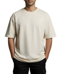 Off White Premium Plain Oversize, Unisex T-shirt