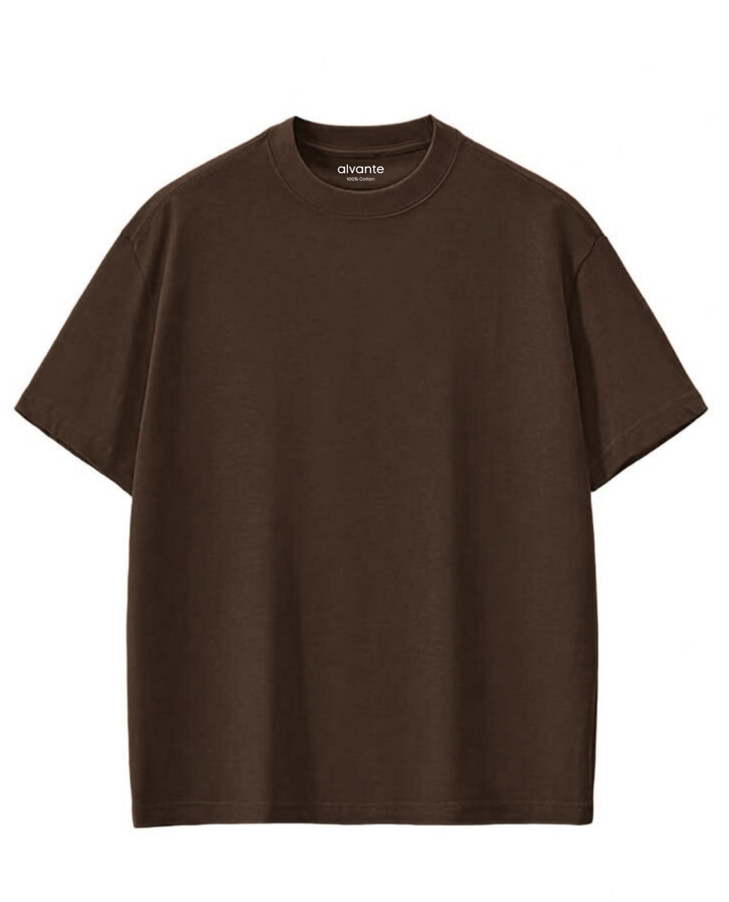 Brown Premium plain Oversize, Unisex T-shirt