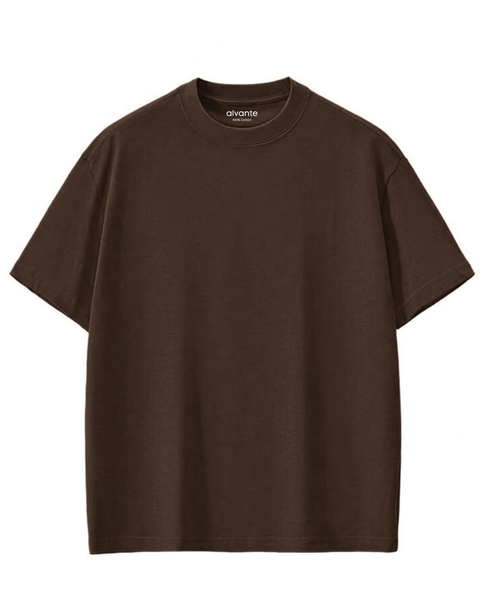 Brown Premium plain Oversize, Unisex T-shirt