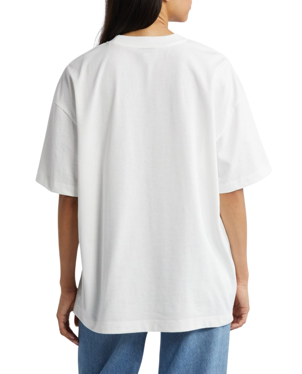 White Premium Plain Oversize,Unisex T-shirt